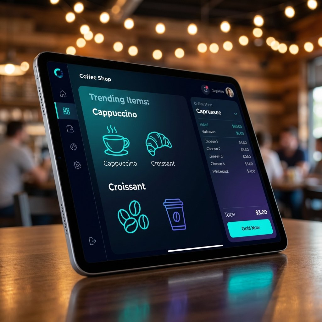 CafeOS and HRMS Client Portal Interface